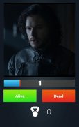 Quiz: Alive Or Dead? Marvel Game of Thrones S8 screenshot 4