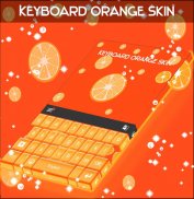 Keyboard Orange Skin screenshot 0