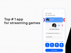 myStream - stream games, donations, chats screenshot 1