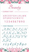 Beauty Font for FlipFont , Cool Fonts Text Free screenshot 2