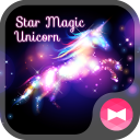 Beautiful Wallpaper Star Magic Unicorn Theme Icon