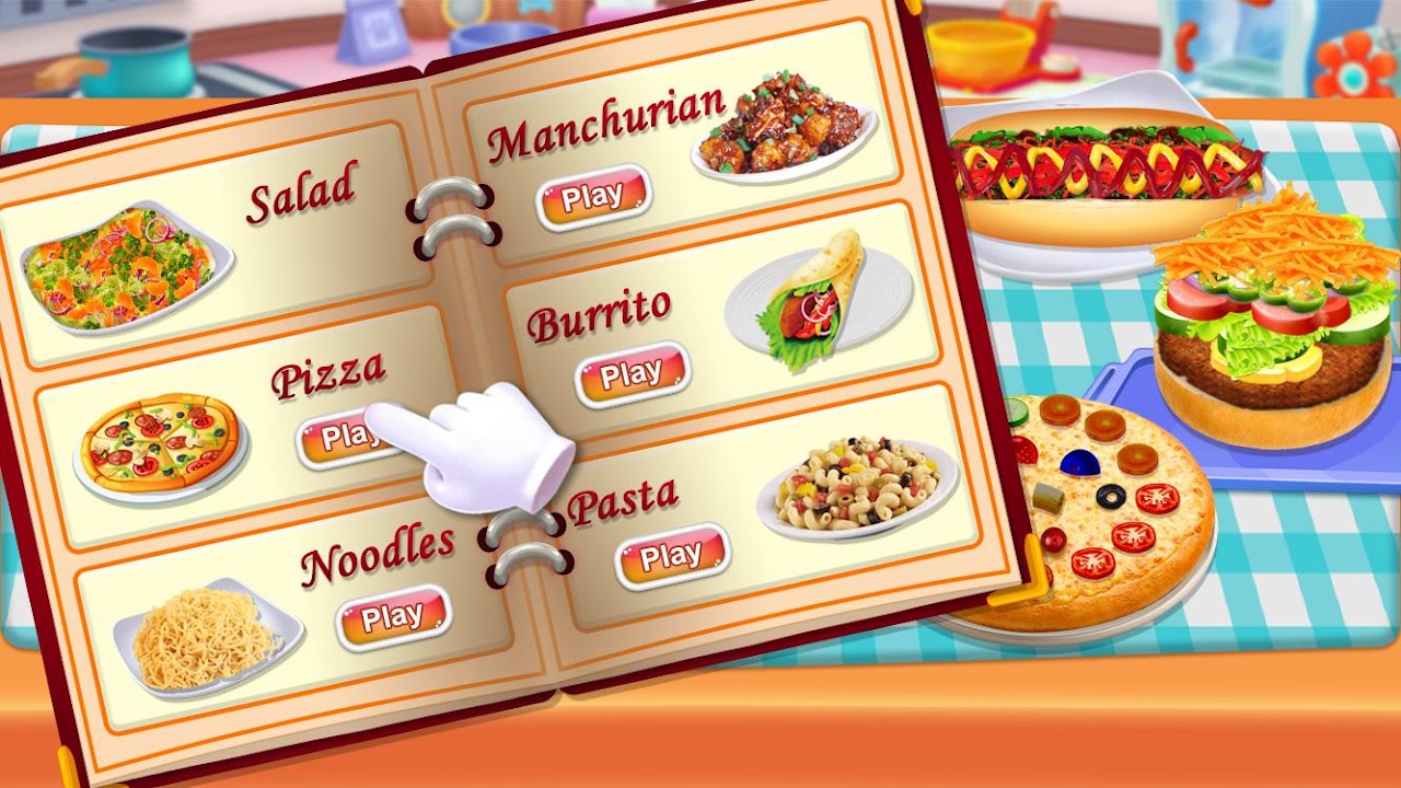 Download do APK de Comida de rua de cozinha: jogos de restaurante