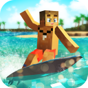 Surfing Craft: Building & Exploration Surfer Games Icon