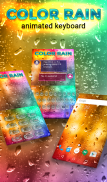 Color Rain Keyboard Wallpaper screenshot 0