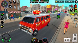 Pizza Delivery Car Driving Sim screenshot 2