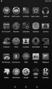 Black, Silver and Grey Icon Pack Free screenshot 13