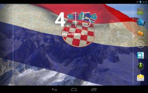 Croatia Flag Live Wallpaper screenshot 0
