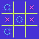 Tic Tac Toe 3 In A Row X and O Icon