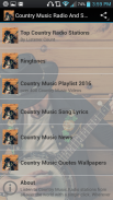 Country Music Radio And Songs screenshot 0