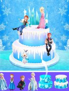 Icy Princess & Prince Cake screenshot 3