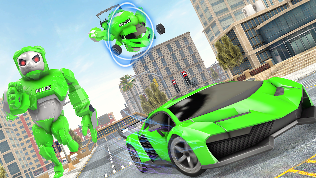 Police Panda Robot Car Transform Flying Car Games 3 6 Download Android Apk Aptoide