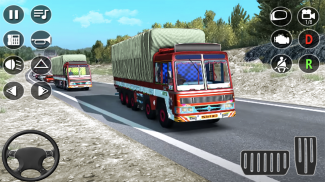 भारी मालवाहक ट्रक चालक: ऑफरोड खेल screenshot 3