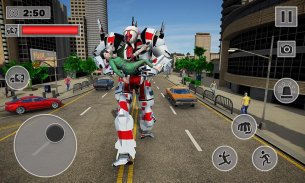 Robot Car Games: Ambulance 3D screenshot 1