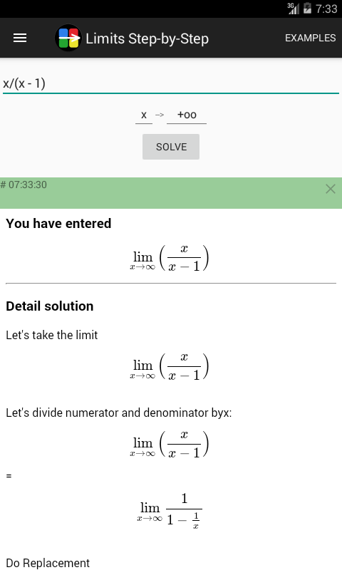 Special limit. To the limit. First Special limit. Ikiqat limit calculator.