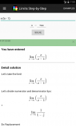 Limits Step-by-Step Calculator screenshot 3
