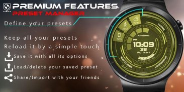 Futuristic GUI Watch Face screenshot 5