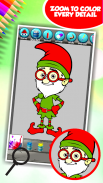 Xmas Elf Coloring Book screenshot 3