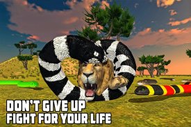 Furious Lion Vs Angry Anaconda Snake screenshot 6