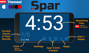 Spar - BJJ Timer screenshot 4