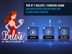 Belote & Coinche Multiplayer screenshot 1