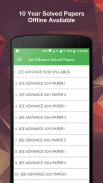 JEE Advanced Solved Papers screenshot 0