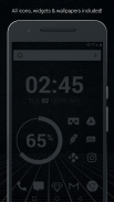 Murdered Out - Black Icon Pack (Pro Version) screenshot 0