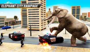 Elephant Animal City Rampage screenshot 6