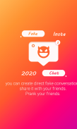 Fake Chat - Insta Direct Message screenshot 0