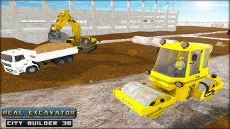 3D Real Excavator Thành phố Bu screenshot 12