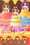 Queen Skirt Cake Making screenshot 0