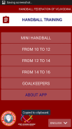 Handball training - HFV screenshot 2