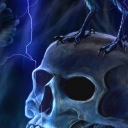 Lightning Skull Live Wallpaper Icon