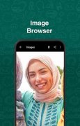 Gallery for WhatsApp - Images Videos Voices Audio screenshot 0