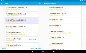 Sports Draft Simulator screenshot 1