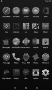 Black, Silver and Grey Icon Pack Free screenshot 19