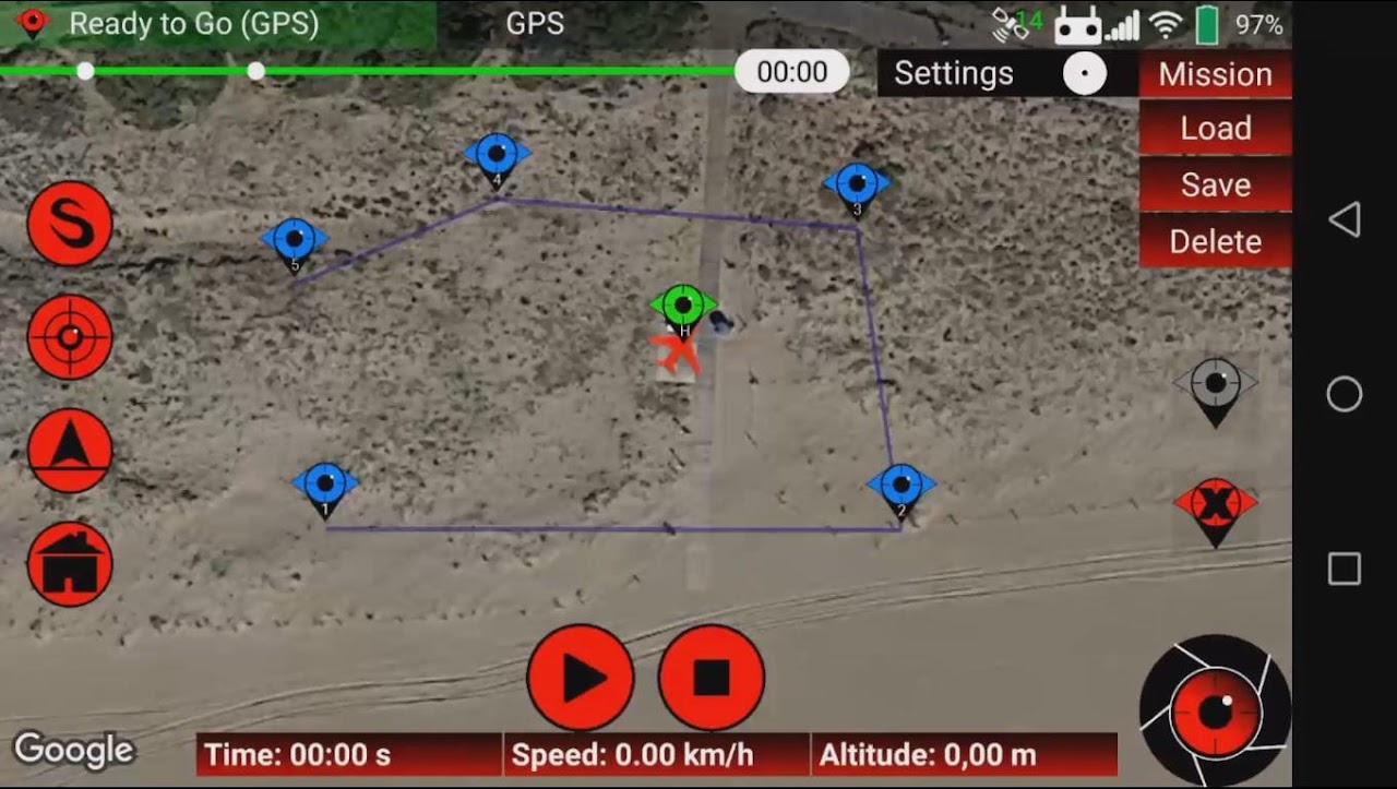 Waypoints for dji spark 2025