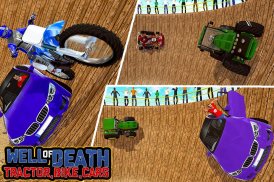 колодец смертельных трюков: трактор, машина screenshot 4