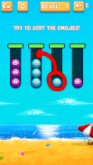 Emoji Sort: Color Puzzle Game screenshot 1