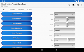 Construction Project Calculato screenshot 8