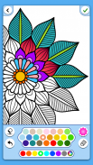 Flower mandala colouring book screenshot 4