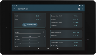 Electrical Cost screenshot 2