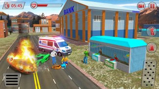 Ambulance Robot City Rescue screenshot 2