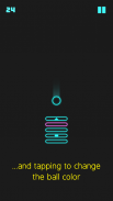 Neon Descent - ball bounce game screenshot 5