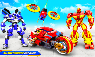 Tiger Robot Moto Bike Game screenshot 0