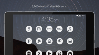 Light Void Pro - White Minimal Icons screenshot 10