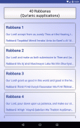 40 Rabbanas (duaas do Alcorão) screenshot 7