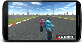 Racing bike rivals - real 3D racing game screenshot 1