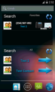 Contacts in a list widget screenshot 7