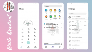 Gradient Minimal EMUI Theme screenshot 0