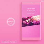 LITTLE™ XPERIA Theme | PINK screenshot 0